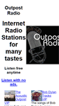 Mobile Screenshot of outpostradio.com